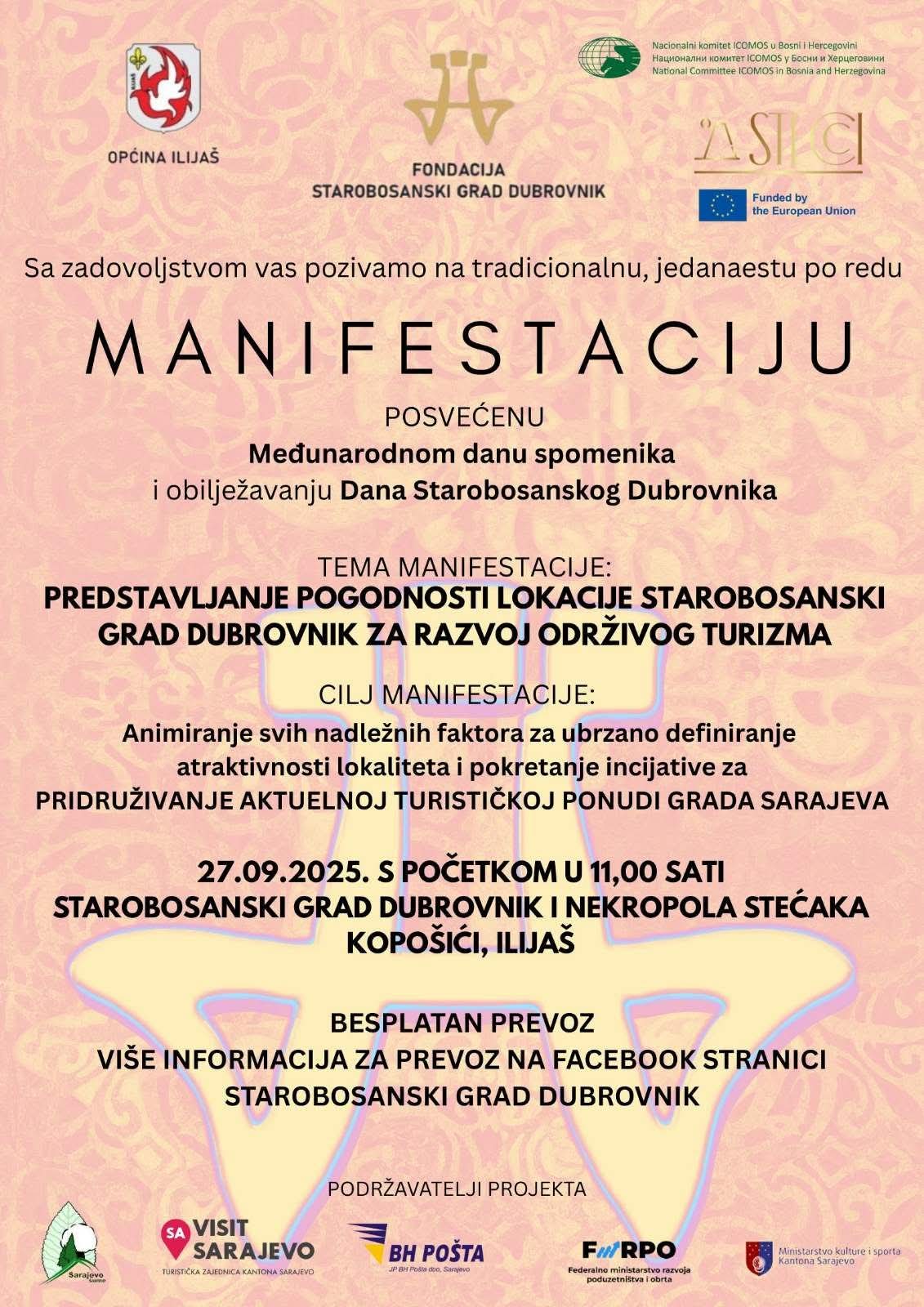 Starobosanski grad Dubrovnik novi izazov za Turističku zajednicu Kantona Sarajevo